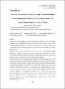 Cover image for Access to Sexual and Reproductive Health Information among Female Adolescents in Selected Senior High Schools in the Lower Manya Krobo Municipality, Ghana