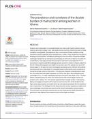Cover image for The Prevalence and Correlates of the Double Burden of Malnutrition among Women in Ghana