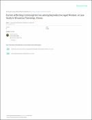 Cover image for Factors Affecting Contraceptive Use among Reproductive Aged Women: A Case Study in Worawora Township, Ghana