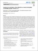 Cover image for Analyzing the Contributions of Transdisciplinary Research to the Global Sustainability Agenda in African Cities